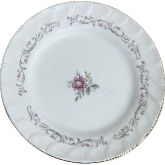 Vintage Royal Swirl Fine China Plate - Japan
- Pink Floral Design - Picture 1 of 8